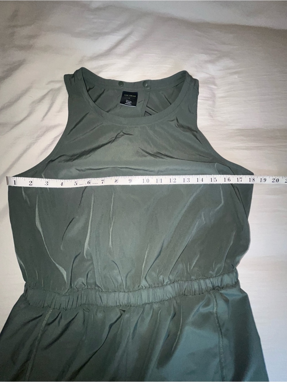 2 piece Bundle Tek Gear Sleeveless Rompers in Black & Green Women’s Size Medium - Picture 9 of 16